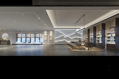 禅意中式博物馆3D模型下载